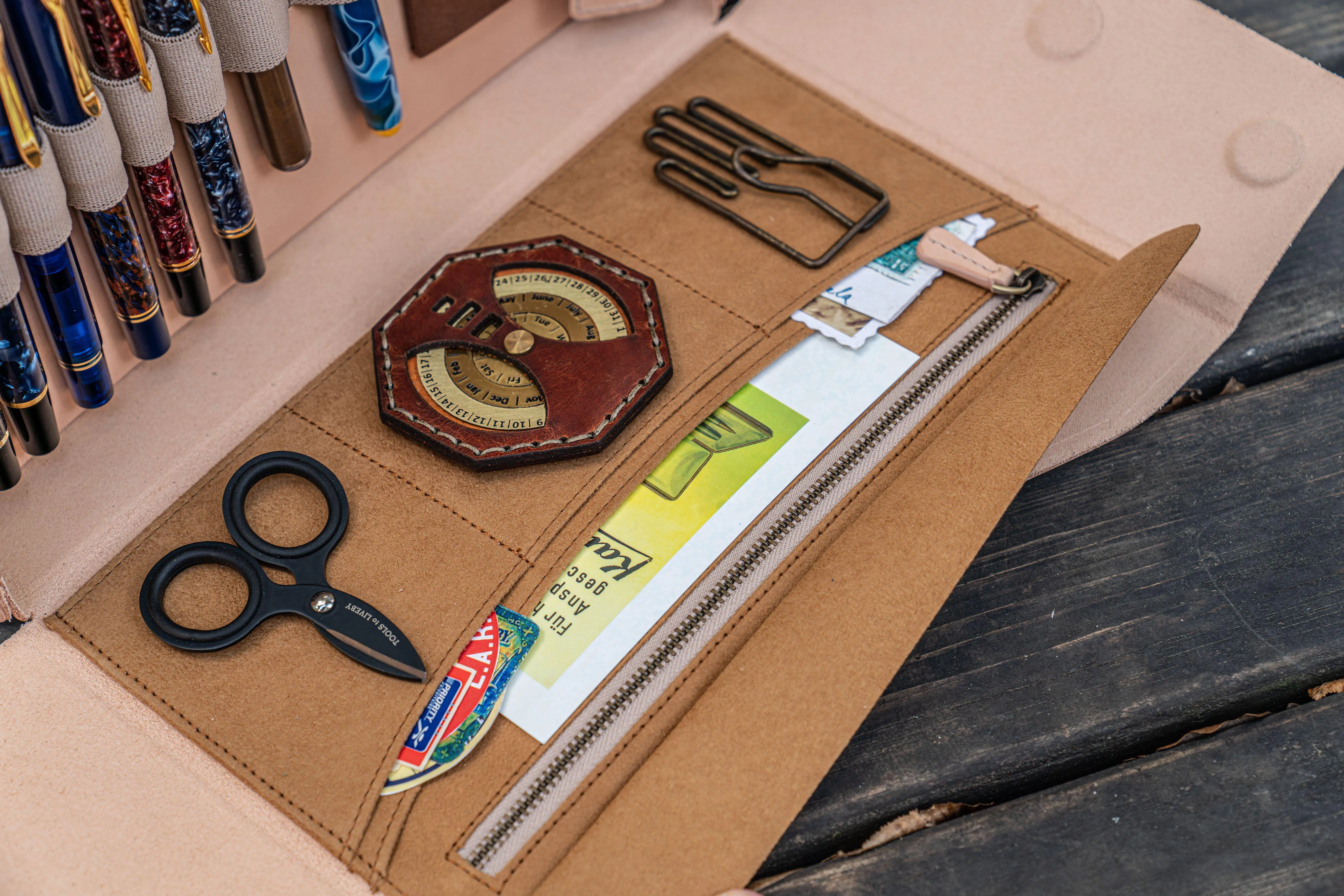 Writer's Medic Bag - Undyed Leather