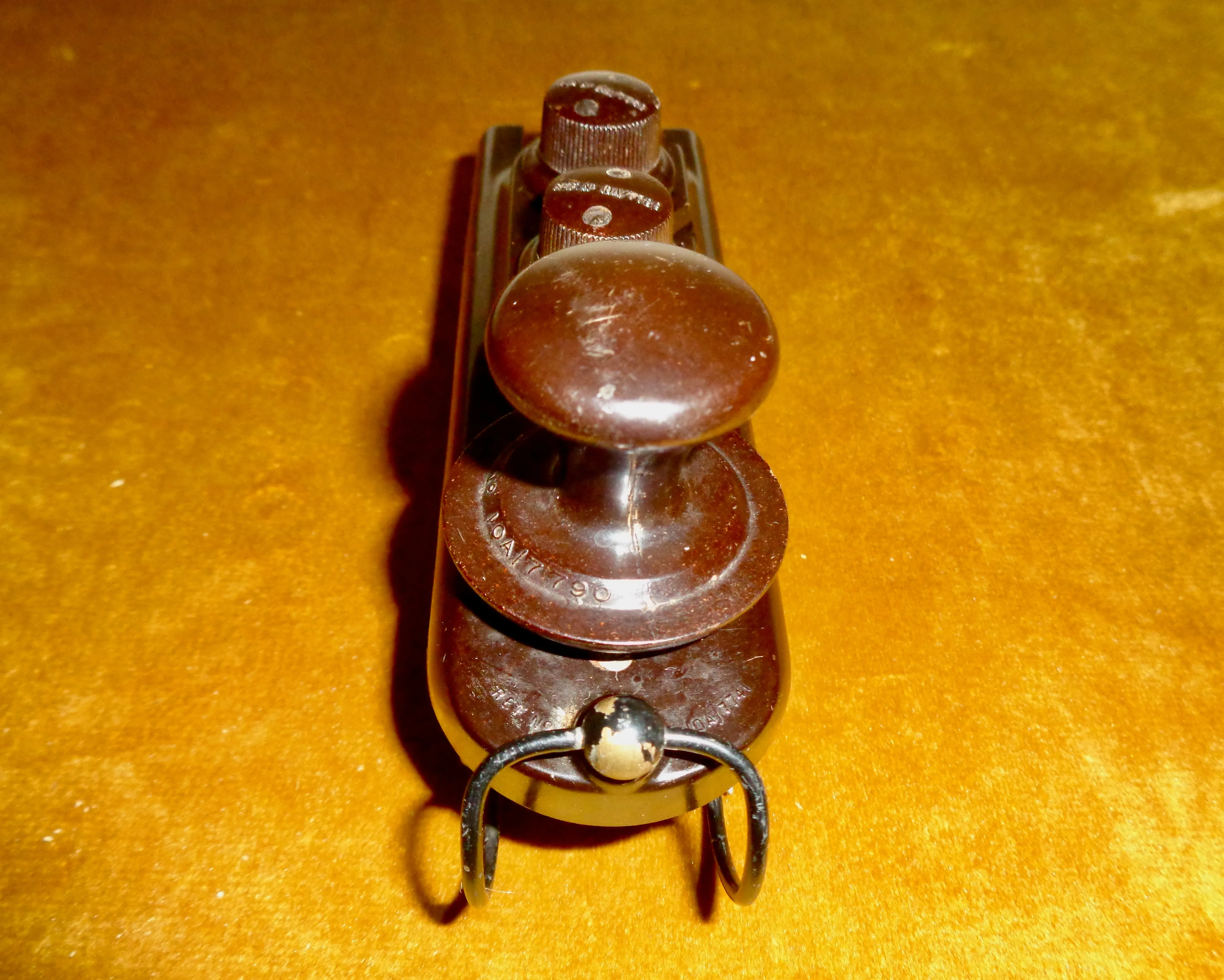WW2 10F/7741 Type F Bathtub Military Morse Key