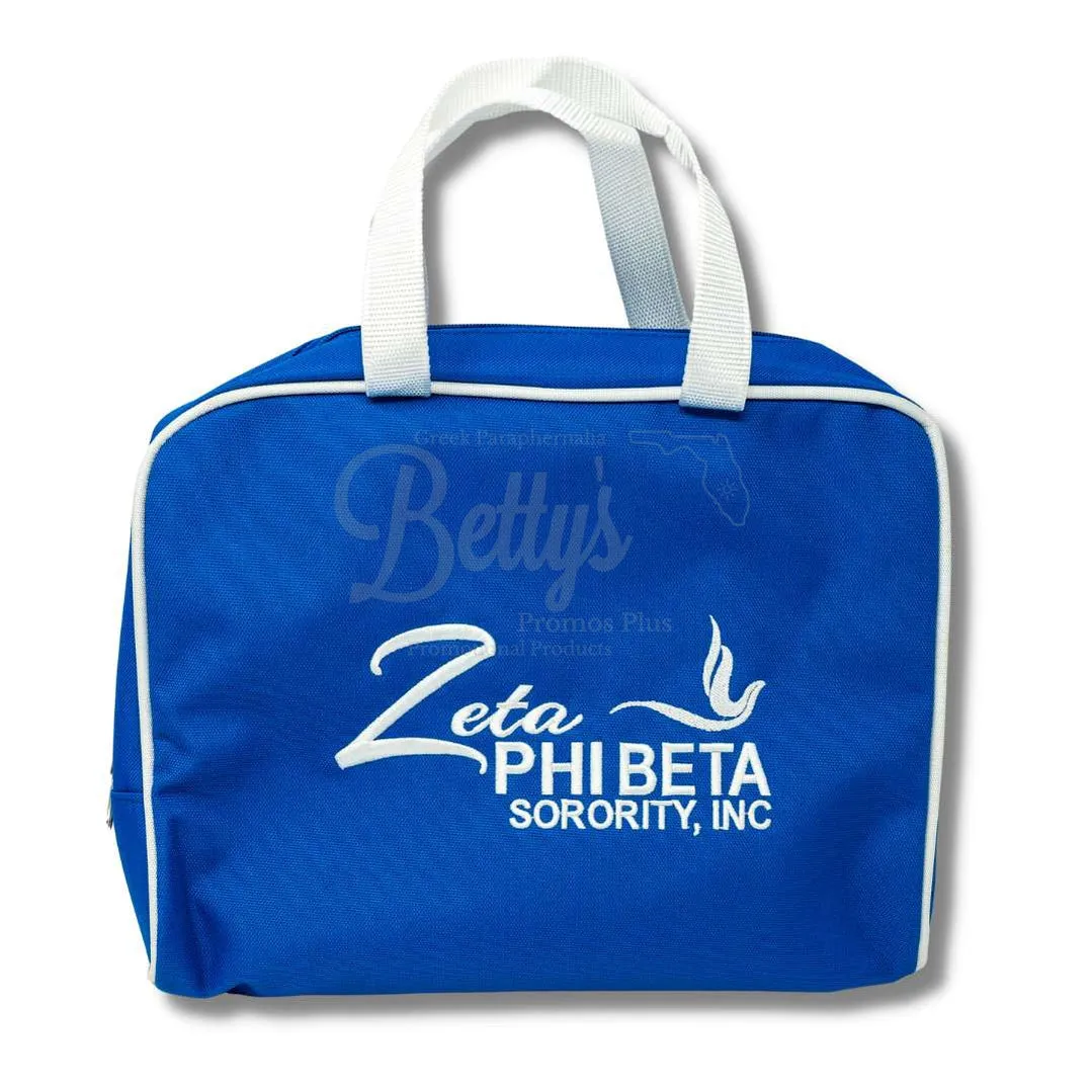 Zeta Phi Beta ΖΦΒ Toiletry Bag Set of 3 Makeup Travel Kit Bathroom and Luggage Organizer